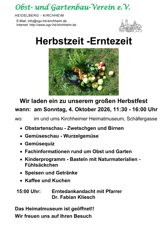 2026 Plakat Herbsfest